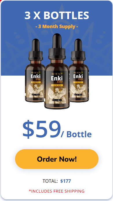 Enki Elixir 3 bottle